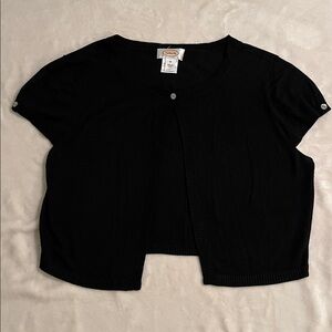 Talbots cropped cardigan